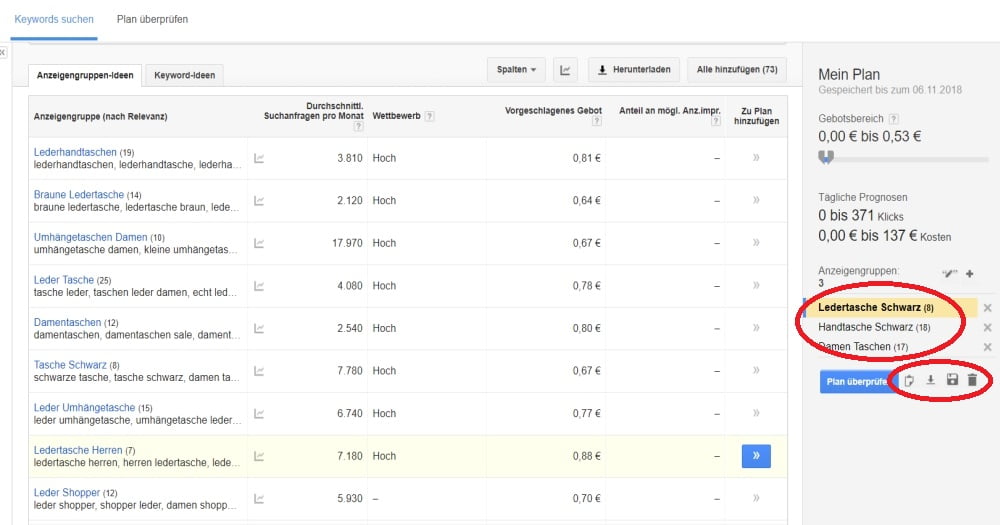 Google Ads Keywordplaner Google Ads Keywordplaner