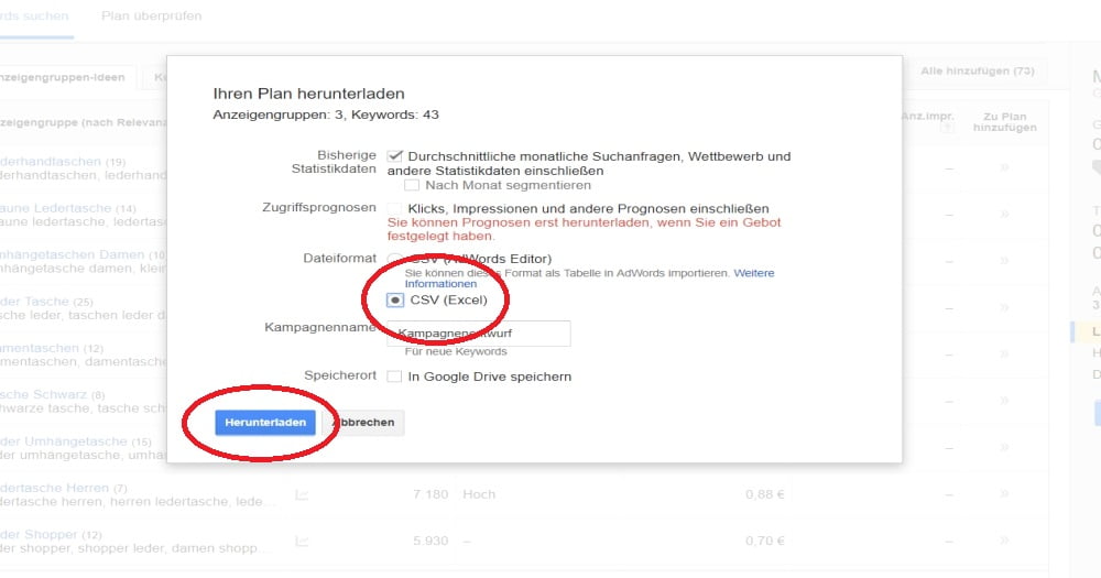 Google Ads Keywordplaner Google Ads Keywordplaner