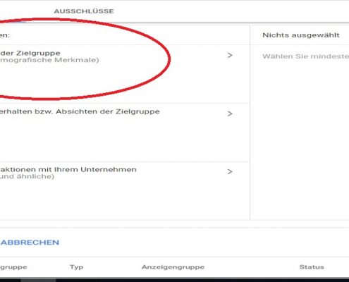 Google Ads Zielgruppen Google Ads Zielgruppen